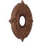 Ekena Millwork Attica PVC Medallion (Canopies up to 5"), 13"OD x 3 1/2"ID x 3/4"P, Universal Aged Metallic Rust CMP13ATDRU - alternate 3